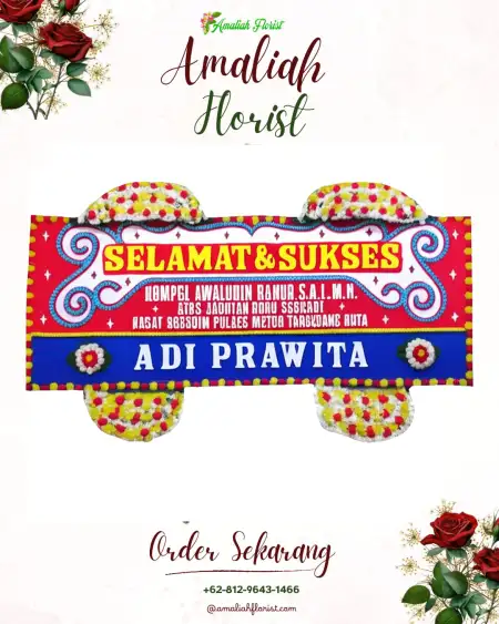Papan Bunga Ucapan Selamat Jiworejo